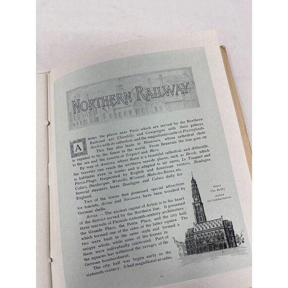 Travel and Tours France Booklet Railways Railroadiana Trains Locomotive 1920s - Picture 9 of 12